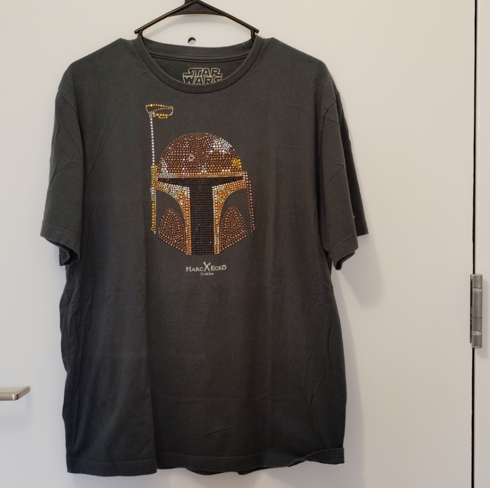 Star Wars Gray Tee with White Logo